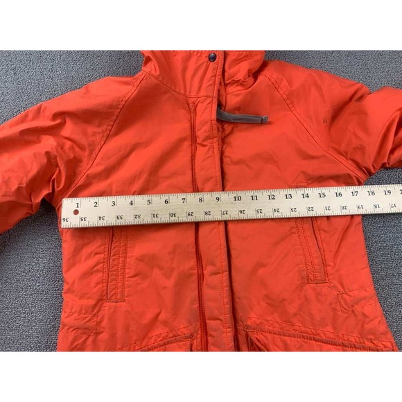 Relwen Men Orange Winter Parka Jacket XS Faux Fur Hood Military Field Coat - Picture 6 of 16